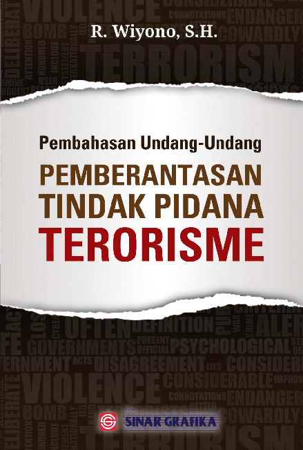 Cover Buku Pembahasan Undang-Undang Pemberantasan Tindak Pidana Terorisme