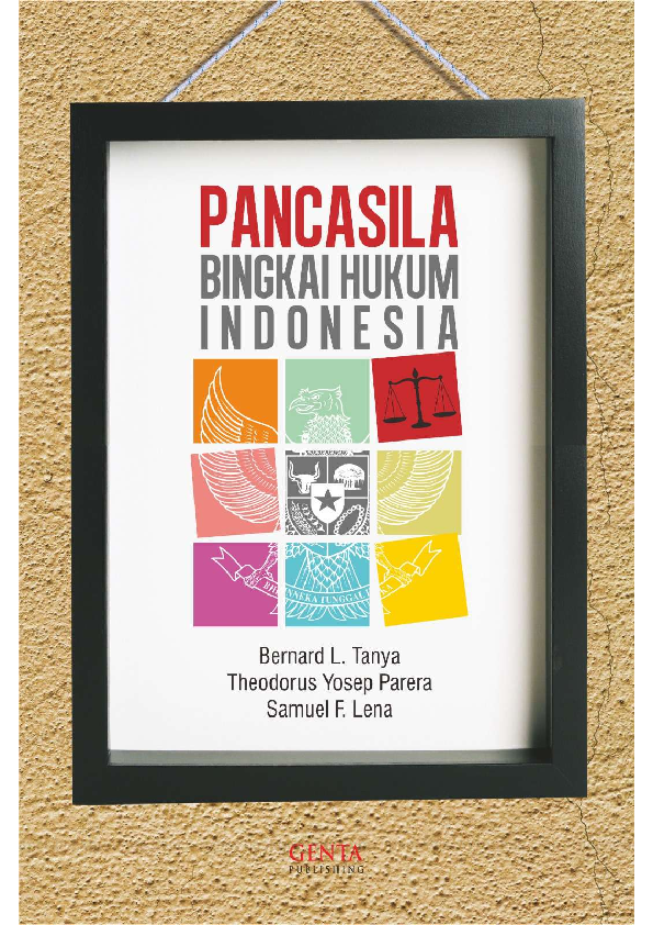 Cover Buku Pancasila Bingkai Hukum Indonesia