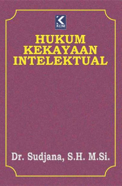 Cover Buku Hukum Kekayaan Intelektual