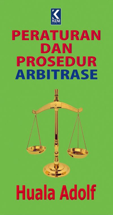 Cover Buku Peraturan & Prosedur Arbitrase 