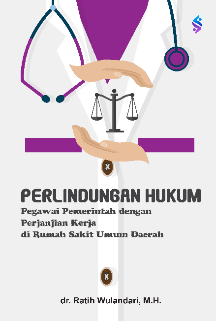 Cover Buku Perlindungan hukum pegawai pemerintah dengan perjanjian kerja di rumah sakit umum daerah