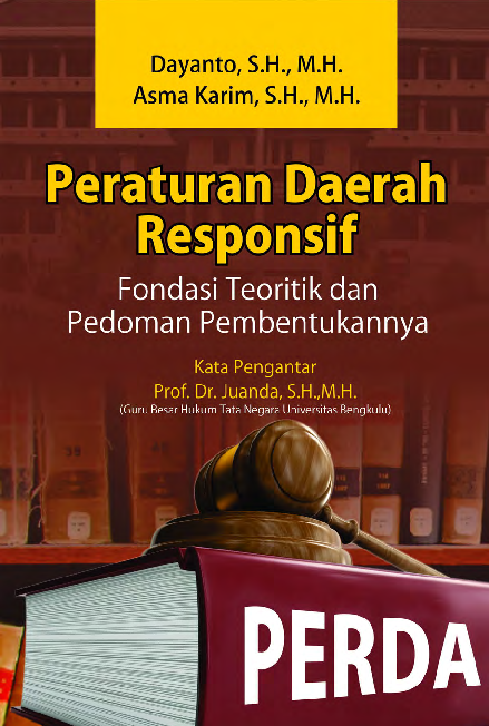 Cover Buku PERATURAN DAERAH RESPONSIF