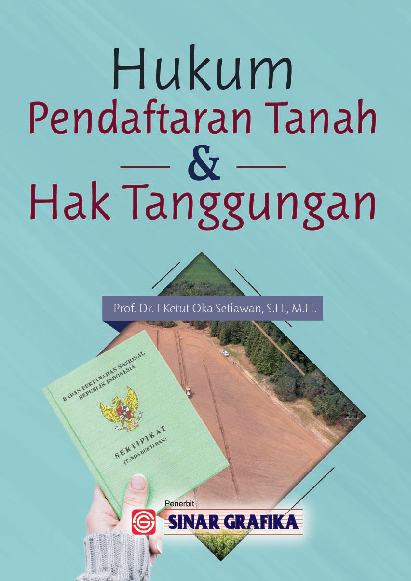 Cover Buku Hukum Pendaftaran Tanah dan Hak Tanggungan 