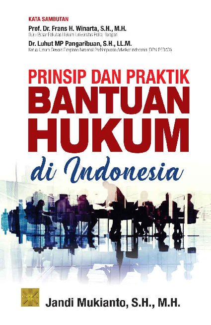 Cover Buku Prinsip dan Praktik Bantuan Hukum di Indonesia