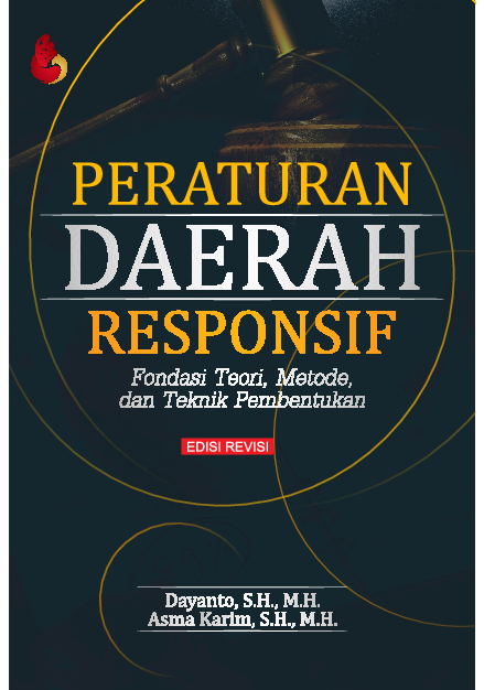 Cover Buku Peraturan Daerah Responsif