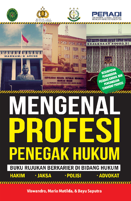 Cover Buku Mengenal Profesi Penegak Hukum