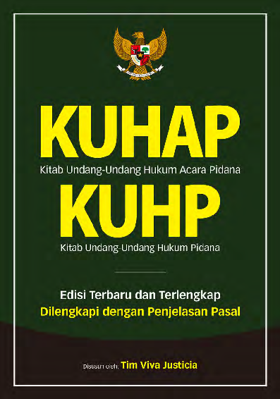 Cover Buku KUHAP, KUHP Edisi Terbaru & Terlengkap