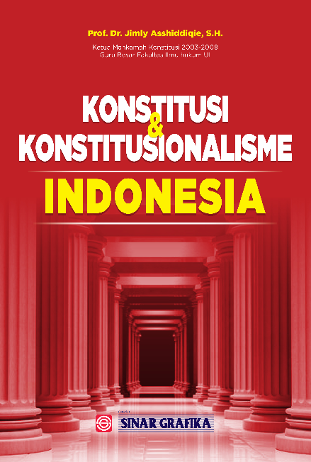 Cover Buku Konstitusi dan Konstitusionalisme Indonesia