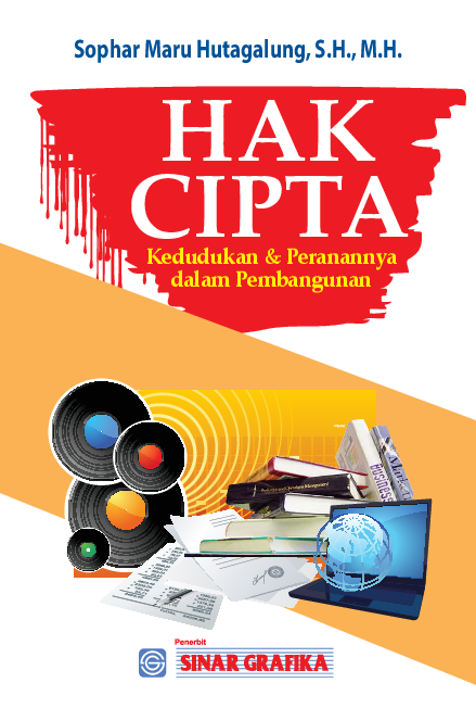 Cover Buku Hak Cipta: Kedudukan dan Peranannya dalam Pembangunan