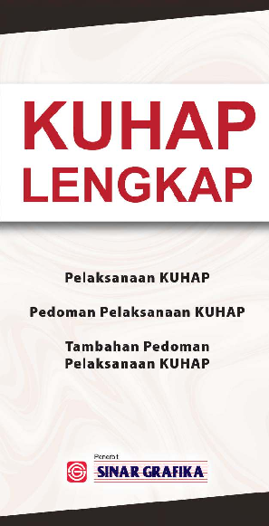 Cover Buku KUHAP Lengkap