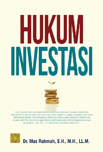 Cover Buku Hukum Investasi