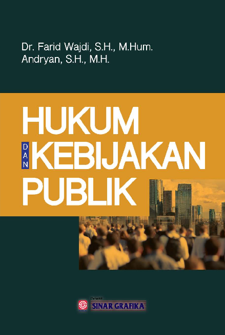 Cover Buku Hukum dan Kebijakan Publik