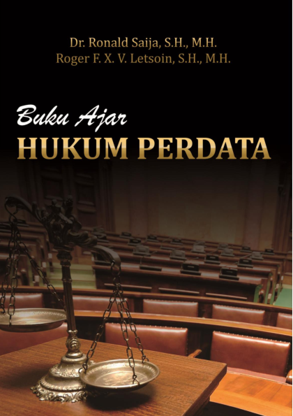 Cover Buku Buku Ajar Hukum Perdata