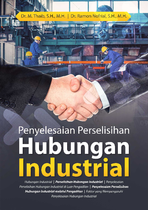 Cover Buku Penyelesaian Perselisihan Hubungan Industrial