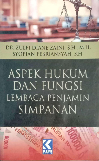 Cover Buku Aspek Hukum Dan Fungsi Lembaga Penjamin Simpanan