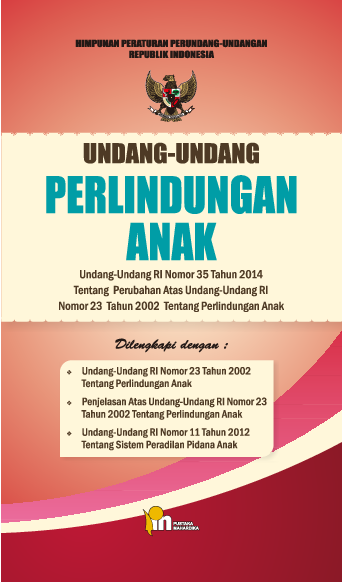 Cover Buku UU Perlindungan Anak, UU RI No. 35 th 2014 ttg Perubahan Atas Undang2 RI No 23 th 2002 ttg Perlindungan Anak