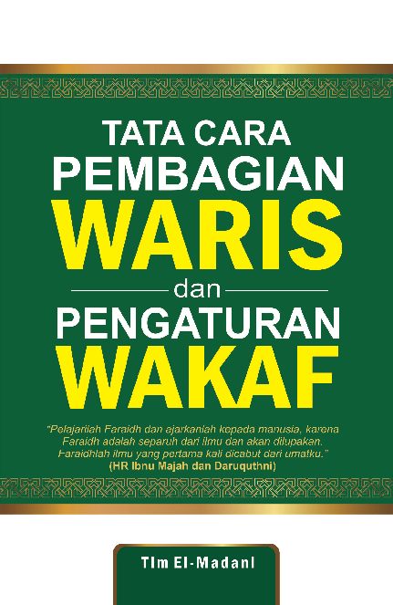 Cover Buku Tata Cara Pembagian Waris dan Pengaturan Wakaf 