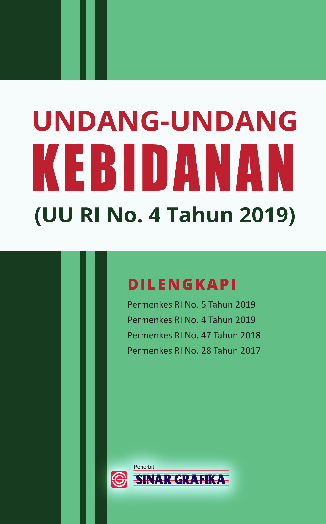 Cover Buku Undang-Undang Kebidanan (UU RI No. 4 Tahun 2019)