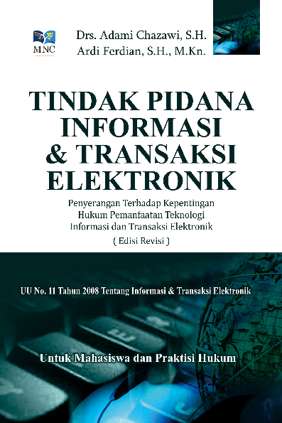 Cover Buku Tindak Pidana Informasi Dan Transaksi Elektronik Ed. Revisi