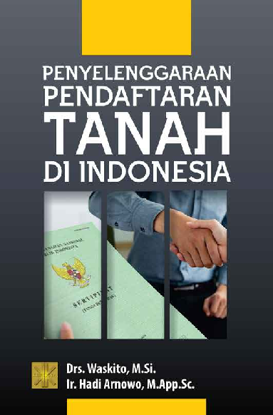 Cover Buku Penyelenggaraan Pendaftaran Tanah Di Indonesi A