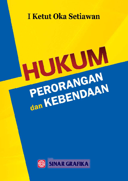 Cover Buku Hukum Perorangan dan Kebendaan