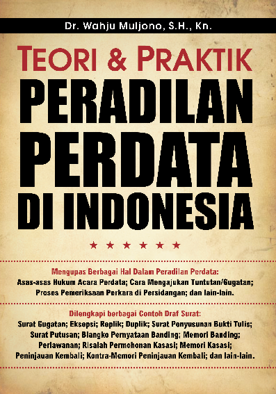 Cover Buku Teori dan Praktik Peradilan Perdata di Indonesia