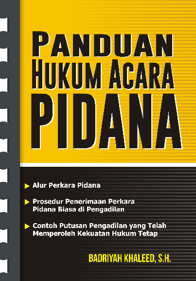 Cover Buku Panduan Hukum Acara Pidana