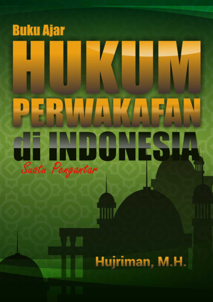 Cover Buku Hukum Perwakafan di Indonesia (Suatu Pengantar)