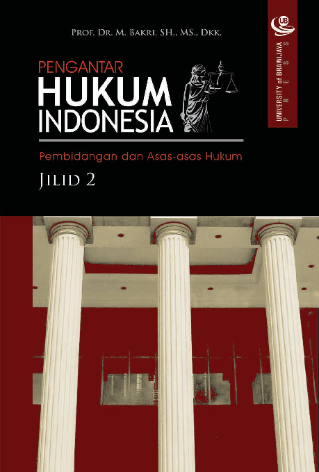 Cover Buku Pengantar Hukum Indonesia (Azas-azas Hukum yang Berlaku di Indonesia) Jilid II