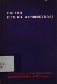 Image of Daftar istilah administrasi