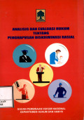 Analisis dan evaluasi hukum tentang penghapusan diskriminasi rasial