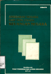 Image of Anggaran negara dan tata usaha keuangan negara