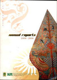 Image of Annual report 2004 - 2006 DGIPR