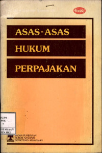 Asas-asas hukum perpajakan