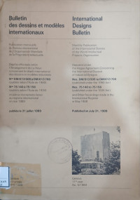 Image of Bulletin des dessins et modeles internationaux : international designs bulletin