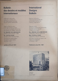 Image of Bulletin des dessins et modeles internationaux : international designs bulletin