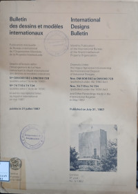 Image of Bulletin des dessins et modeles internationaux : international designs bulletin