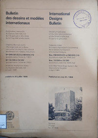Image of Bulletin des dessins et modeles internationaux : international designs bulletin