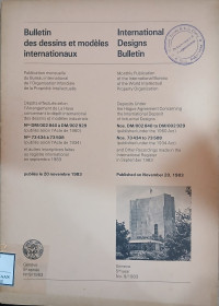 Image of Bulletin des dessins et modeles internationaux : international designs bulletin