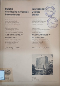 Image of Bulletin des dessins et modeles internationaux : international designs bulletin