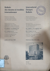 Image of Bulletin des dessins et modeles internationaux : international designs bulletin