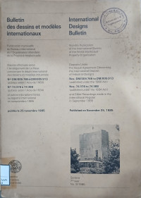 Image of Bulletin des dessins et modeles internationaux : international designs bulletin