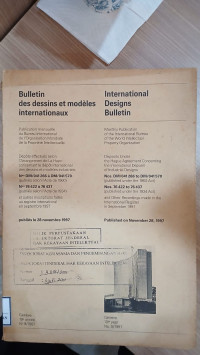 Image of Bulletin des dessins et modeles internationaux : international designs bulletin