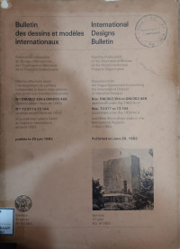 Image of Bulletin des dessins et modeles internationaux : international designs bulletin