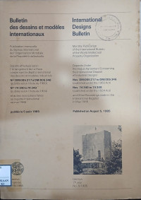 Image of Bulletin des dessins et modeles internationaux : international designs bulletin
