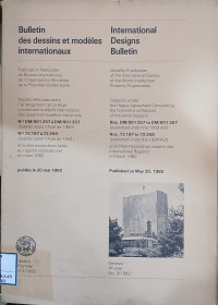 Image of Bulletin des dessins et modeles internationaux : international design bulletin