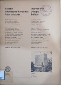 Image of Bulletin des dessins et modeles internationaux : international designs bulletin