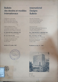 Image of Bulletin des dessins et modeles internationaux : international designs bulletin