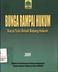 Image of Bunga rampai hukum : karya tulis ilmiah bidang hukum