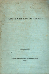 Image of Copyright law of japan